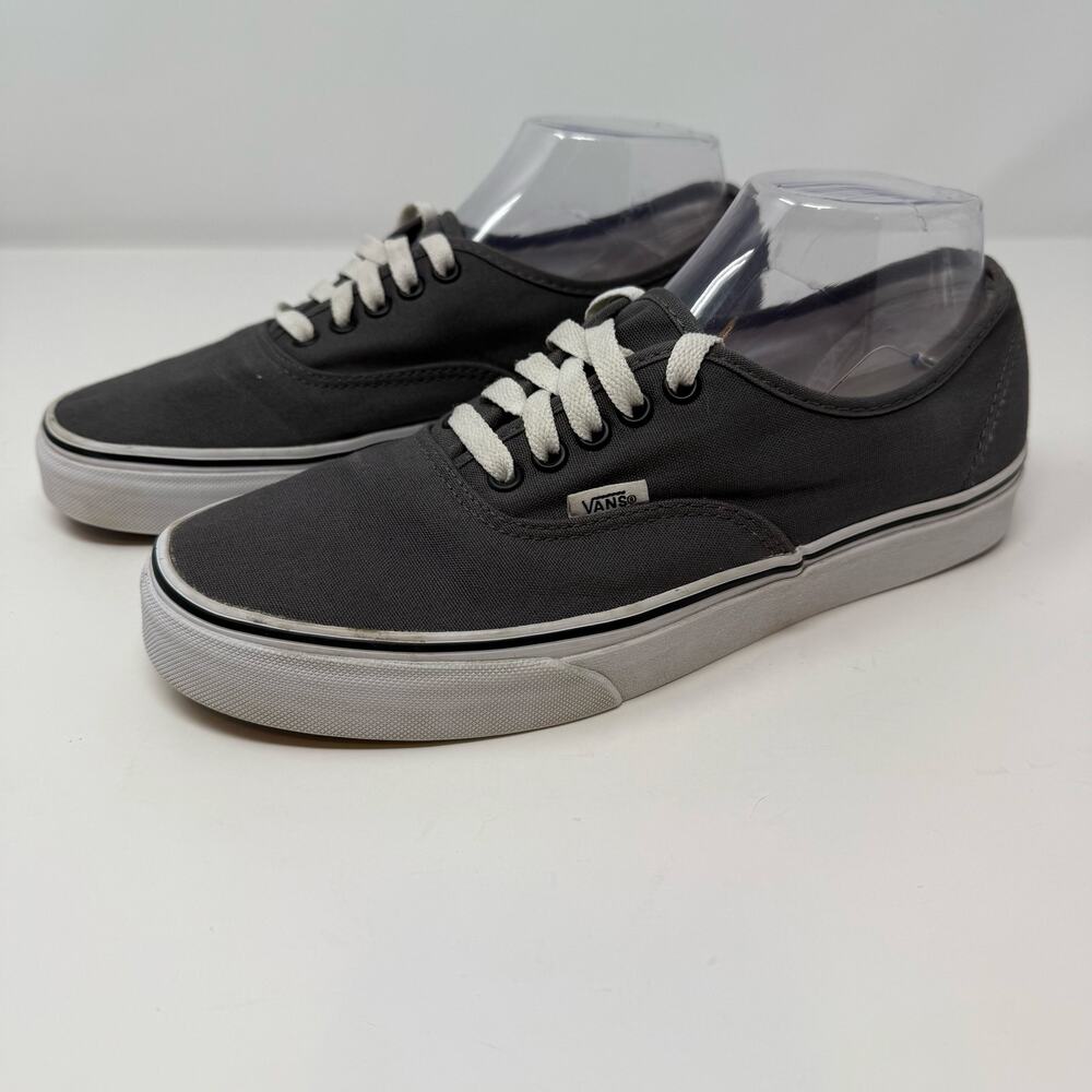 Vans Off The Wall Classic Skate Shoes Women's 9.5 Men's 8 Pewter Black Preppy